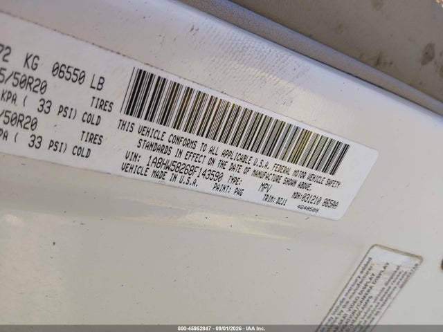 Aukcja sprzedaży 2008 Chrysler Aspen Limited, vin: 1A8HW58268F143590, numer aukcji: 45952847
