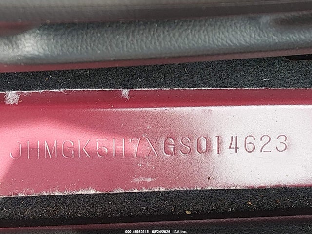 Honda FIT EX 2016 JHMGK5H7XGS014623 Image 9