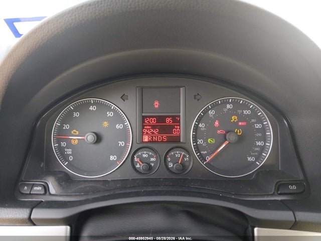 2009 Volkswagen Jetta Se მანქანა იყიდება აუქციონზე, vin: 3VWRM71K39M120547, აუქციონის ნომერი: 45952945