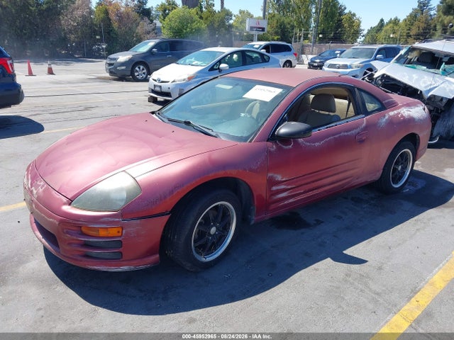 45952965 :رقم المزاد ، 4A3AC34G31E204636 vin ، 2001 Mitsubishi Eclipse Rs مزاد بيع