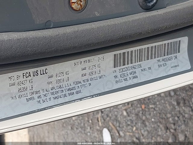 Aukcja sprzedaży 2019 Dodge Challenger Gt, vin: 2C3CDZKG1KH621556, numer aukcji: 45953006