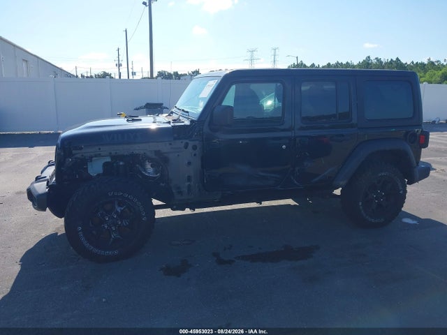 Продажа на аукционе авто 2021 Jeep Wrangler Unlimited Willys 4x4, vin: 1C4HJXDN1MW685840, номер лота: 45953023