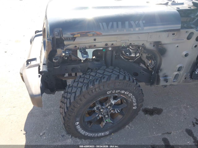 Продажа на аукционе авто 2021 Jeep Wrangler Unlimited Willys 4x4, vin: 1C4HJXDN1MW685840, номер лота: 45953023