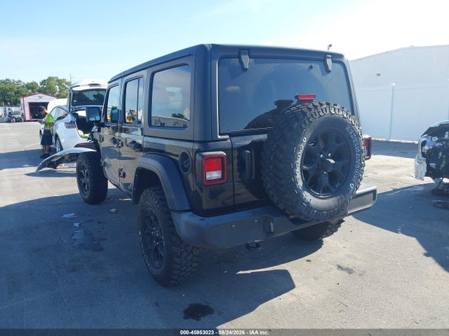 Продажа на аукционе авто 2021 Jeep Wrangler Unlimited Willys 4x4, vin: 1C4HJXDN1MW685840, номер лота: 45953023