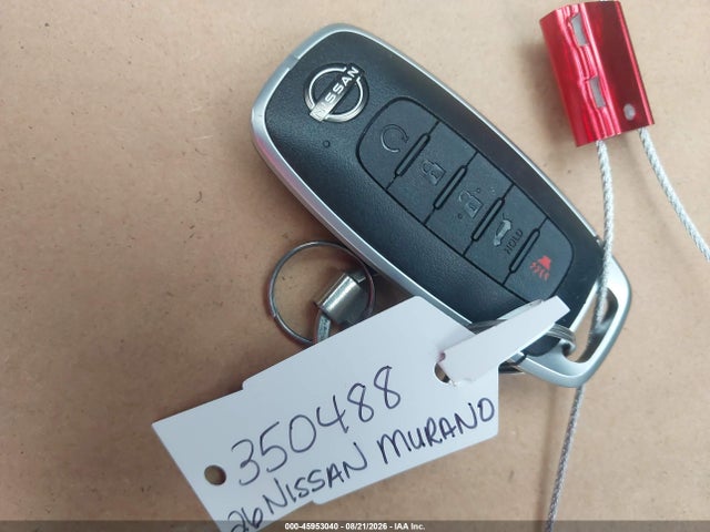 2026 Nissan Murano Sv მანქანა იყიდება აუქციონზე, vin: 5N1AZ3BS8TC103465, აუქციონის ნომერი: 45953040
