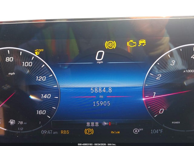 Продаж на аукціоні авто 2024 Mercedes-benz Glb 250, vin: W1N4M4GB0RW375863, номер лоту: 45953193