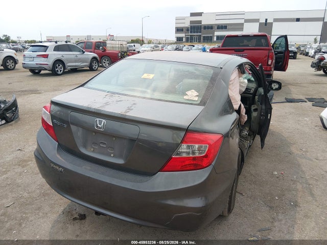 2012 Honda Civic Lx მანქანა იყიდება აუქციონზე, vin: 19XFB2F58CE311593, აუქციონის ნომერი: 45953236