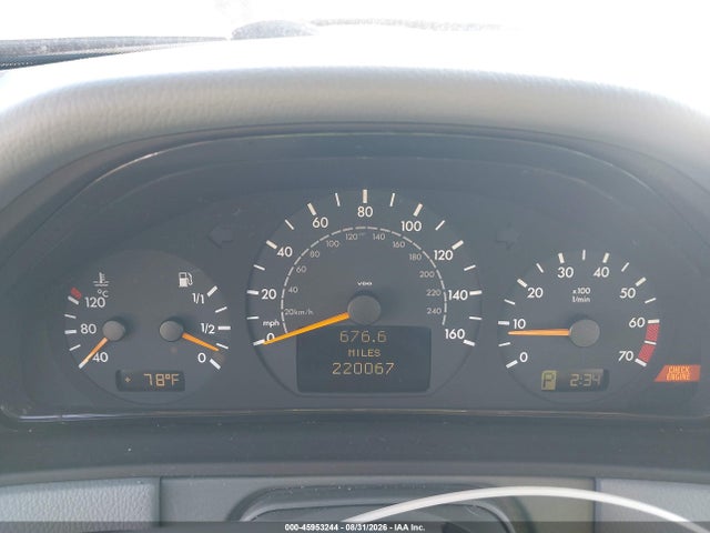 Продаж на аукціоні авто 2000 Mercedes-benz E 320, vin: WDBJF65J3YB162954, номер лоту: 45953244