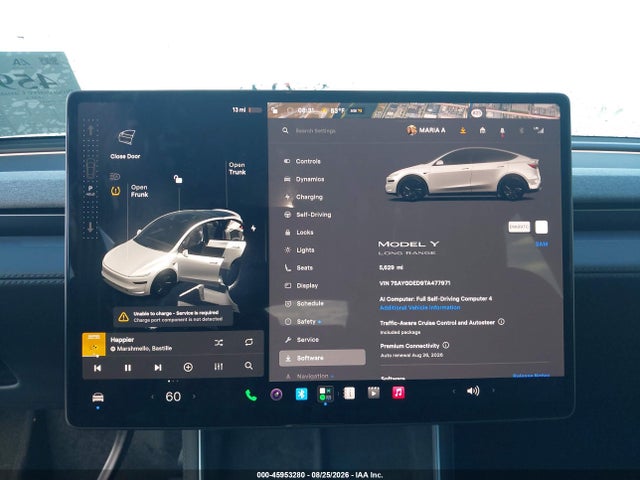 Продаж на аукціоні авто 2026 Tesla Model Y Premium/rear-wheel Drive, vin: 7SAYGDED9TA477971, номер лоту: 45953280