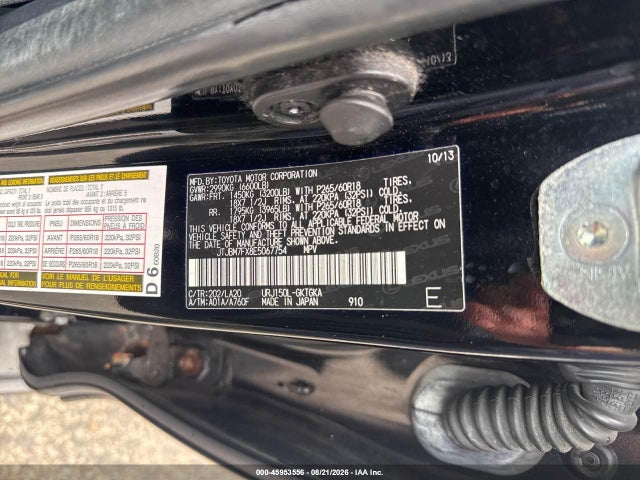 45953556 :رقم المزاد ، JTJBM7FX8E5067754 vin ، 2014 Lexus Gx 460 مزاد بيع