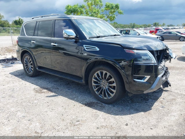 2022 Nissan Armada Platinum 2wd მანქანა იყიდება აუქციონზე, vin: JN8AY2DA7N9390954, აუქციონის ნომერი: 45953654