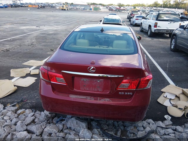 2011 Lexus Es 350 მანქანა იყიდება აუქციონზე, vin: JTHBK1EG6B2433696, აუქციონის ნომერი: 45953794