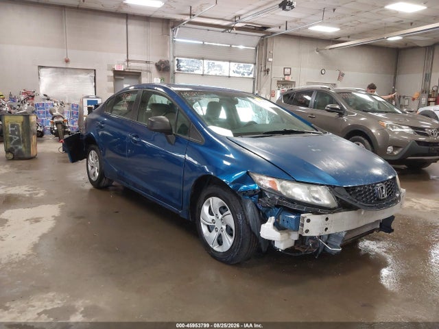 45953799 :رقم المزاد ، 19XFB2F50DE265646 vin ، 2013 Honda Civic Lx مزاد بيع