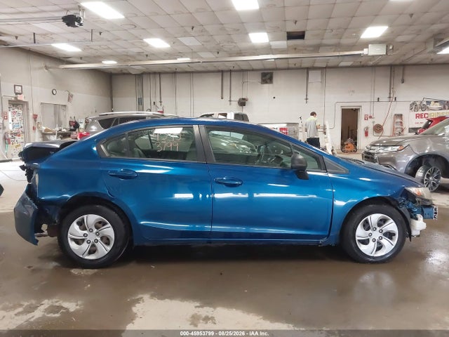 45953799 :رقم المزاد ، 19XFB2F50DE265646 vin ، 2013 Honda Civic Lx مزاد بيع