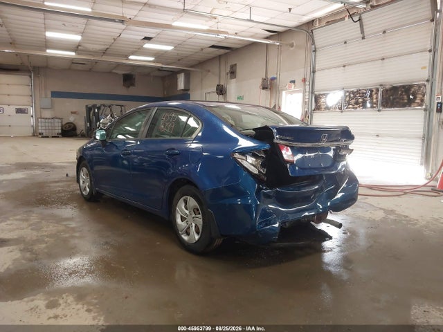 45953799 :رقم المزاد ، 19XFB2F50DE265646 vin ، 2013 Honda Civic Lx مزاد بيع
