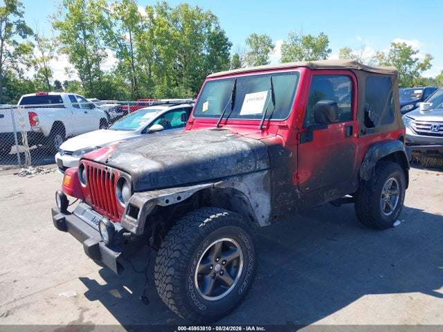 2004 Jeep Wrangler X მანქანა იყიდება აუქციონზე, vin: 1J4FA39S64P727132, აუქციონის ნომერი: 45953810