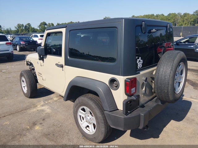 2018 Jeep Wrangler Jk Sport 4x4 მანქანა იყიდება აუქციონზე, vin: 1C4AJWAG0JL896008, აუქციონის ნომერი: 45953815