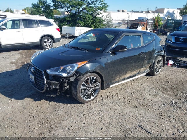 2017 Hyundai Veloster Turbo მანქანა იყიდება აუქციონზე, vin: KMHTC6AEXHU313915, აუქციონის ნომერი: 45954001
