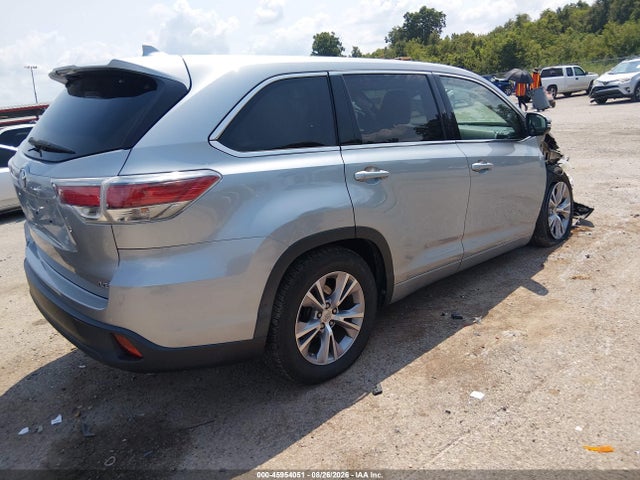 Продажа на аукционе авто 2015 Toyota Highlander Le Plus V6, vin: 5TDZKRFH7FS081376, номер лота: 45954051