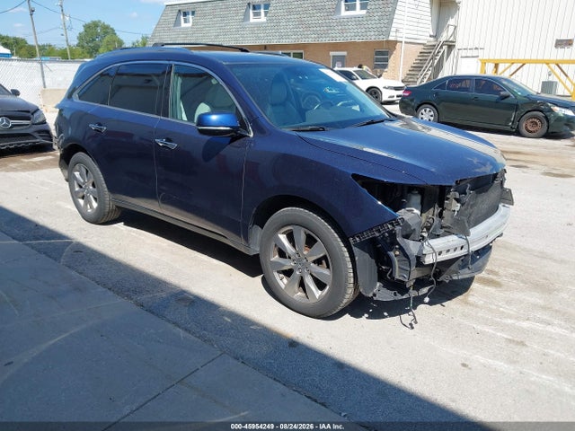2015 Acura Mdx Advance Pkg W/entertainment Pkg მანქანა იყიდება აუქციონზე, vin: 5FRYD4H88FB017968, აუქციონის ნომერი: 45954249