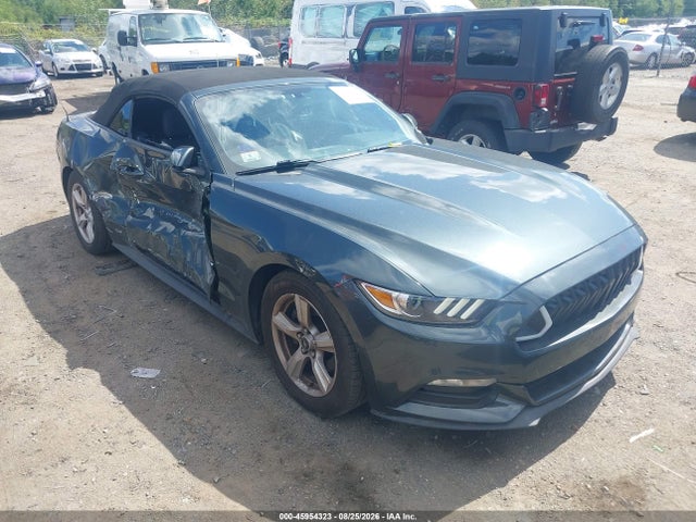 2016 Ford Mustang V6 მანქანა იყიდება აუქციონზე, vin: 1FATP8EM7G5307235, აუქციონის ნომერი: 45954323
