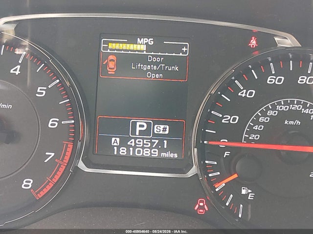45954640 :رقم المزاد ، JF1VA1C60J8814893 vin ، 2018 Subaru Wrx Premium مزاد بيع