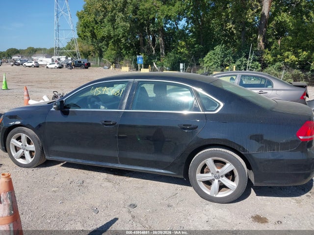 45954681 :رقم المزاد ، 1VWBH7A33DC062285 vin ، 2013 Volkswagen Passat 2.5l Se مزاد بيع