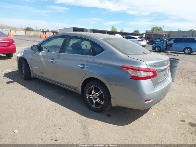 2013 Nissan Sentra S მანქანა იყიდება აუქციონზე, vin: 3N1AB7AP9DL748907, აუქციონის ნომერი: 45954752