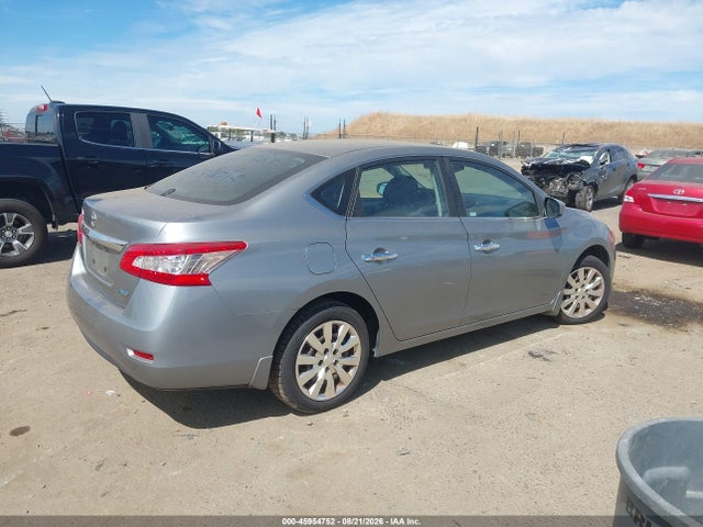 2013 Nissan Sentra S მანქანა იყიდება აუქციონზე, vin: 3N1AB7AP9DL748907, აუქციონის ნომერი: 45954752