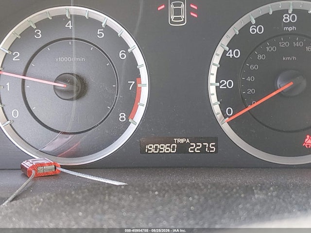 45954755 :رقم المزاد ، 1HGCP2E36CA128542 vin ، 2012 Honda Accord 2.4 Lx مزاد بيع