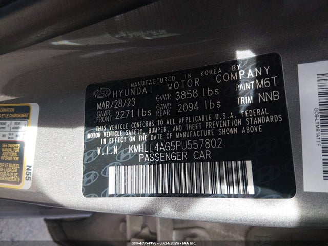 Hyundai ELANTRA SE 2023 KMHLL4AG5PU557802 Image 9