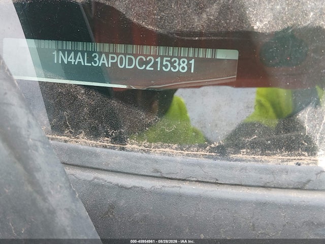 Продаж на аукціоні авто 2013 Nissan Altima 2.5 S, vin: 1N4AL3AP0DC215381, номер лоту: 45954961