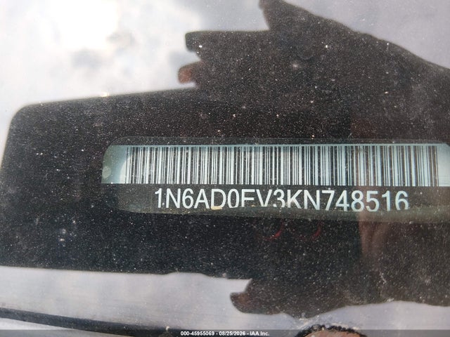 1N6AD0EV3KN748516 Nissan Frontier Sv
