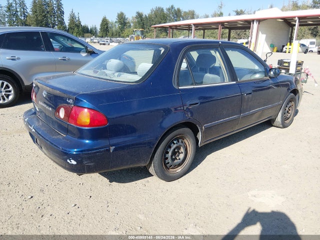 2001 Toyota Corolla Le მანქანა იყიდება აუქციონზე, vin: 2T1BR12E41C503681, აუქციონის ნომერი: 45955145