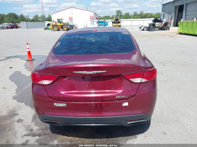 45955202 :رقم المزاد ، 1C3CCCBB0FN554000 vin ، 2015 Chrysler 200 S مزاد بيع