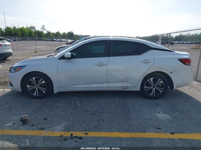 2021 Nissan Sentra Sv Xtronic Cvt მანქანა იყიდება აუქციონზე, vin: 3N1AB8CV3MY228156, აუქციონის ნომერი: 45955235