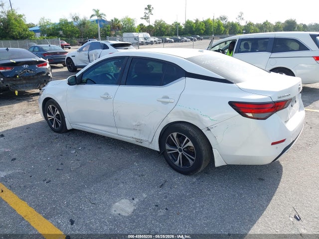 2021 Nissan Sentra Sv Xtronic Cvt მანქანა იყიდება აუქციონზე, vin: 3N1AB8CV3MY228156, აუქციონის ნომერი: 45955235