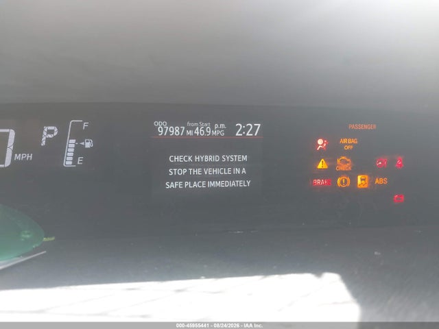 45955441 :رقم المزاد ، JTDKDTB37F1103120 vin ، 2015 Toyota Prius C Two مزاد بيع