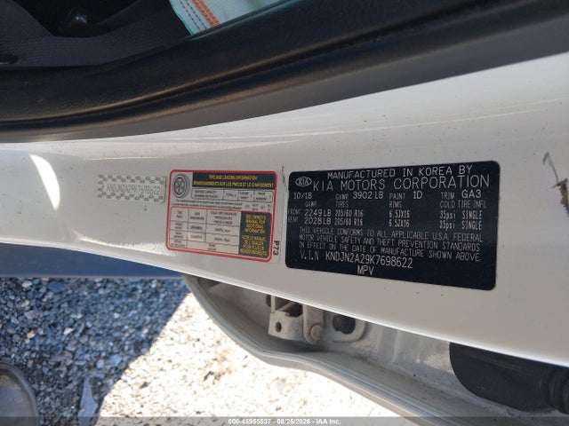2019 Kia Soul მანქანა იყიდება აუქციონზე, vin: KNDJN2A29K7698622, აუქციონის ნომერი: 45955537