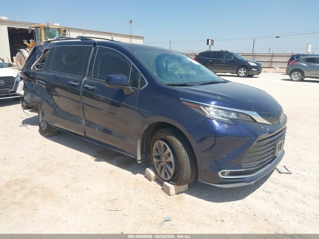 2022 Toyota Sienna Xle მანქანა იყიდება აუქციონზე, vin: 5TDYRKEC2NS107482, აუქციონის ნომერი: 45955558