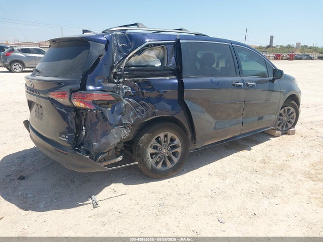 45955558 :رقم المزاد ، 5TDYRKEC2NS107482 vin ، 2022 Toyota Sienna Xle مزاد بيع