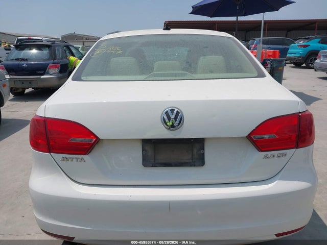 45955874 :رقم المزاد ، 3VWDZ7AJ0BM381143 vin ، 2011 Volkswagen Jetta 2.5l Se مزاد بيع