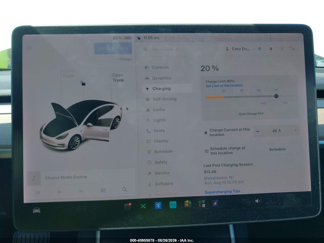 Продаж на аукціоні авто 2020 Tesla Model 3 Performance Dual Motor All-wheel Drive, vin: 5YJ3E1EC1LF587080, номер лоту: 45955878