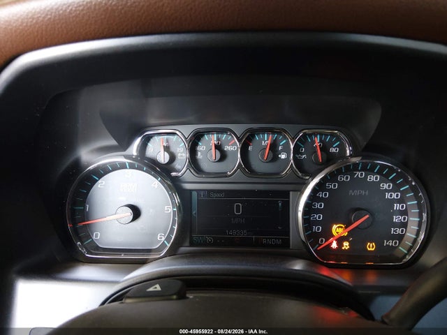 45955922 :رقم المزاد ، 3GCUKTEJ5FG412790 vin ، 2015 Chevrolet Silverado 1500 High Country مزاد بيع