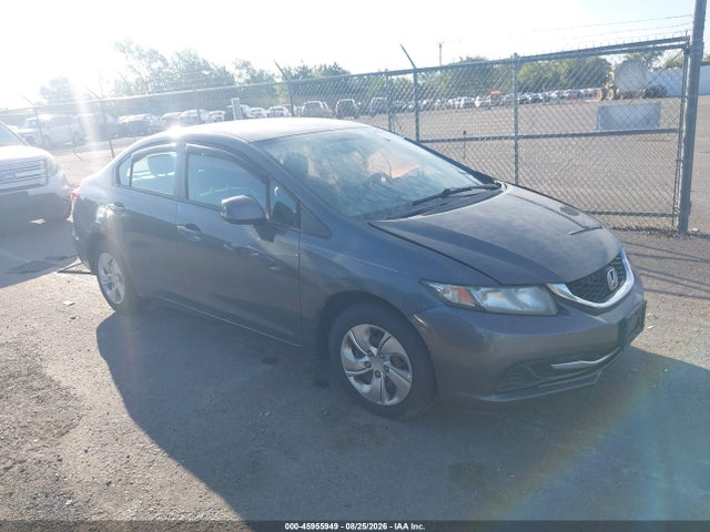 Auction sale of the 2013 Honda Civic Lx, vin: 2HGFB2F51DH597102, lot number: 45955949