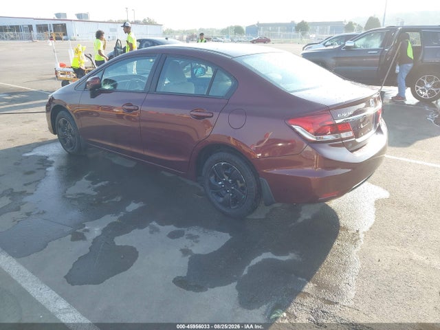 Aukcja sprzedaży 2014 Honda Civic Lx, vin: 19XFB2F58EE063333, numer aukcji: 45956033