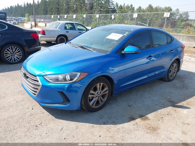 45956111 :رقم المزاد ، 5NPD84LF3JH340037 vin ، 2018 Hyundai Elantra Sel مزاد بيع
