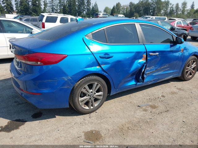 45956111 :رقم المزاد ، 5NPD84LF3JH340037 vin ، 2018 Hyundai Elantra Sel مزاد بيع
