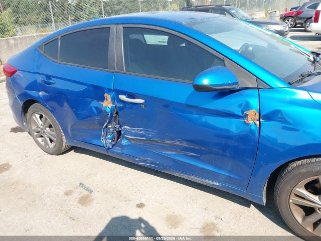 45956111 :رقم المزاد ، 5NPD84LF3JH340037 vin ، 2018 Hyundai Elantra Sel مزاد بيع