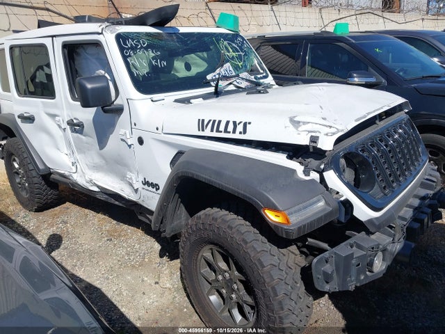 Продаж на аукціоні авто 2026 Jeep Wrangler Willys 4x4, vin: 1C4PJXDN3TW163303, номер лоту: 45956159